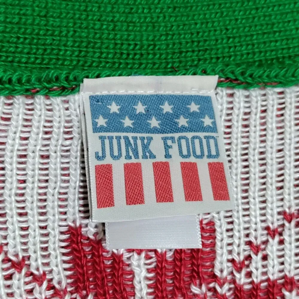 Junk Food Mens Large Star Wars Boba Fett Ugly Christmas Sweater Cardigan - Picture 7 of 15